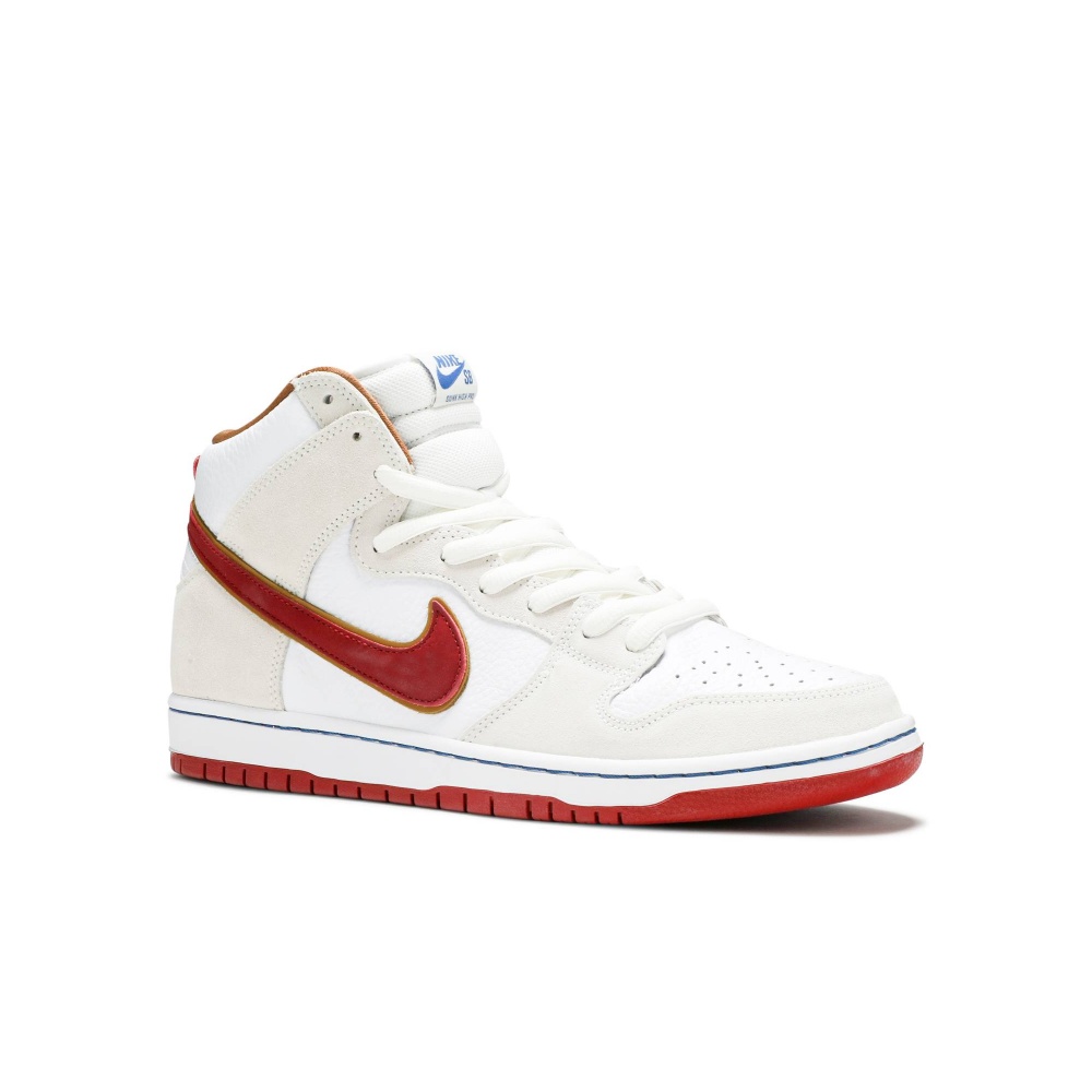 Nike SB Dunk High Sail Bright Crimson