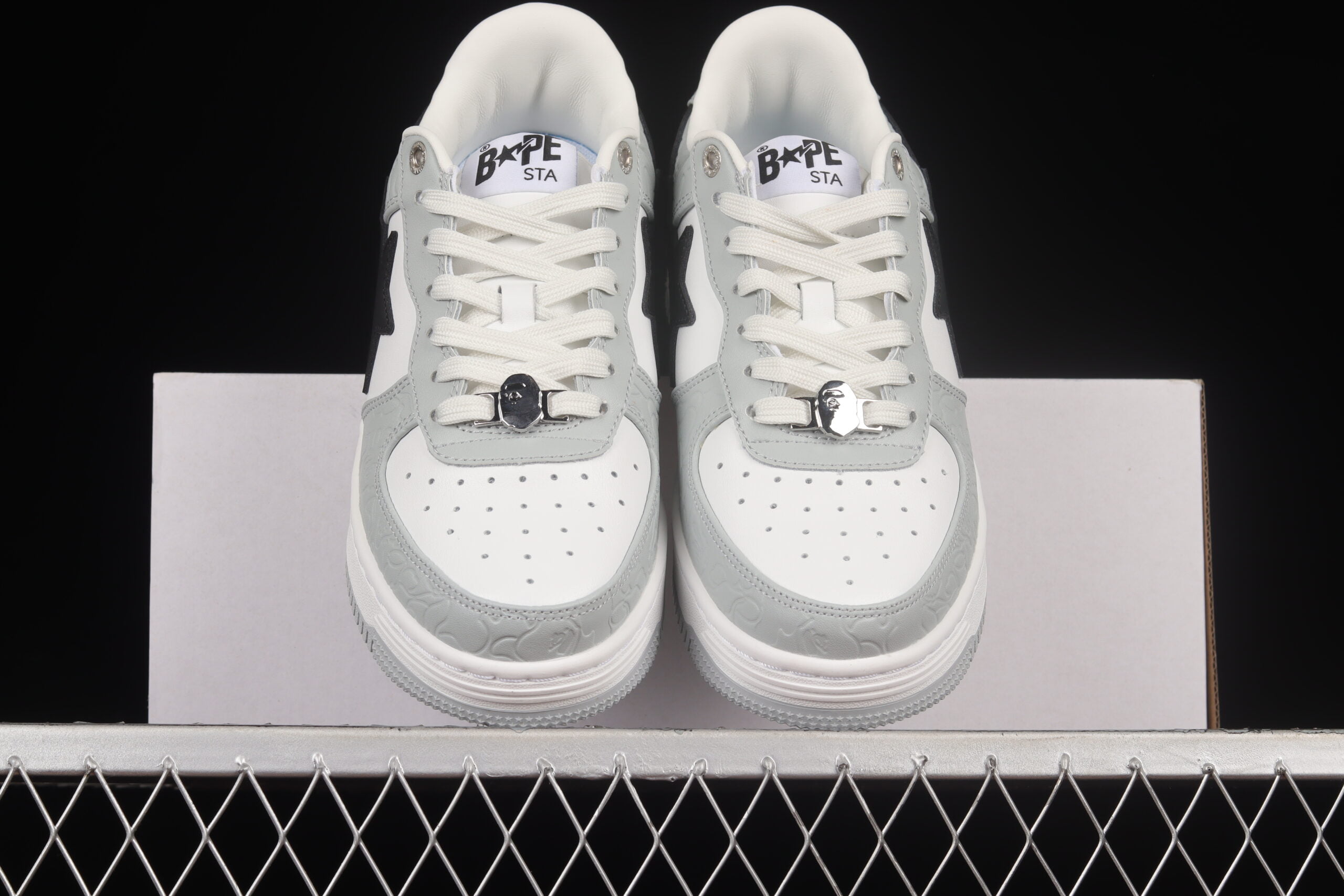A Bathing Ape Bape STA Low Grey Black