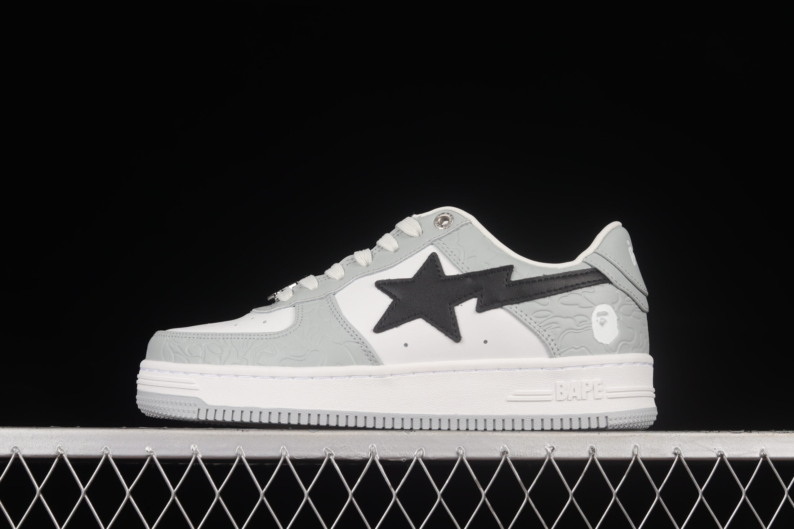 A Bathing Ape Bape STA Low Grey Black