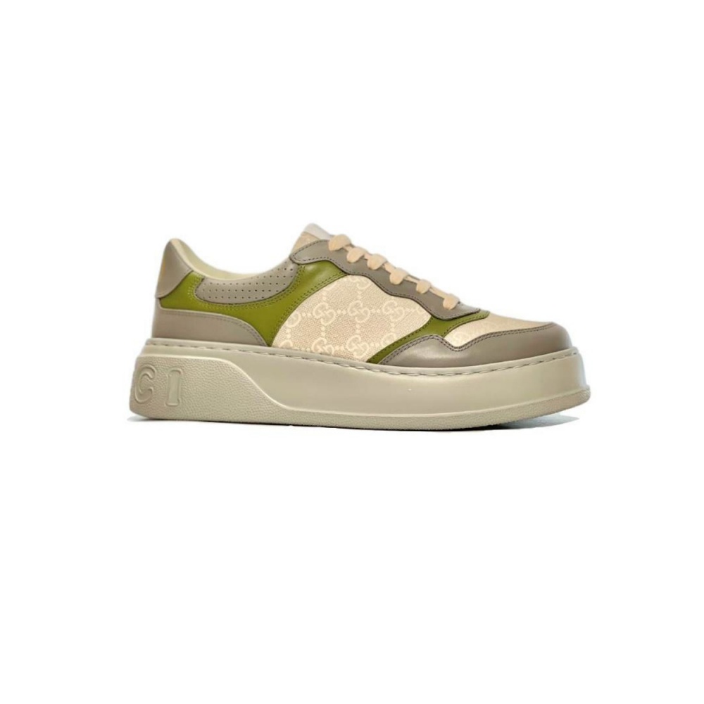 Gucci GG White Beige Sneakers – GCC199