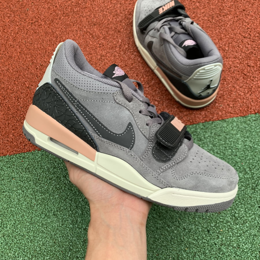 Jordan Legacy 312 Low Gunsmoke Coral