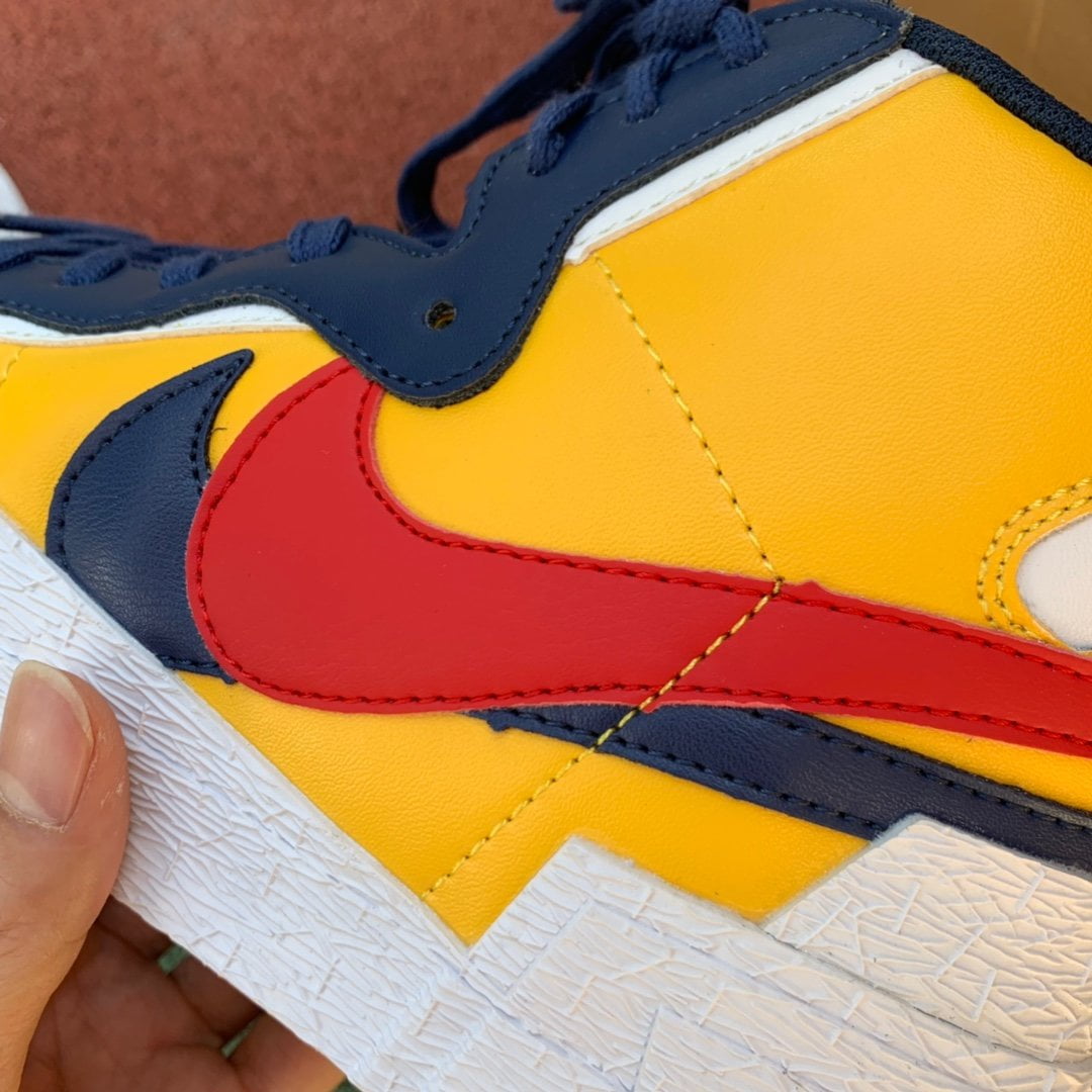 Nike Blazer Mid Sacai White Yellow
