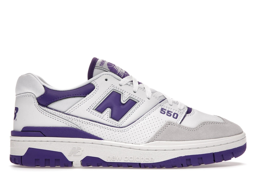 New Balance 550, White Purple