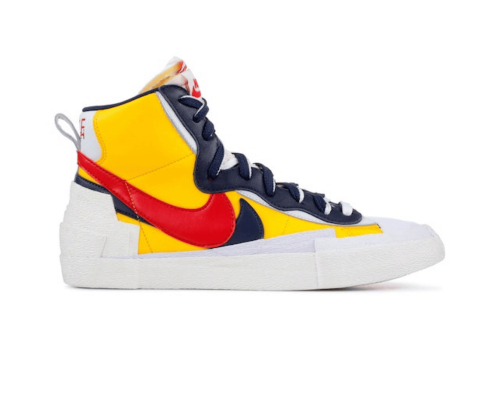Nike Blazer Mid Sacai White Yellow