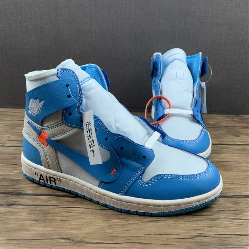 Air Jordan 1 Retro High Off-White University Blue