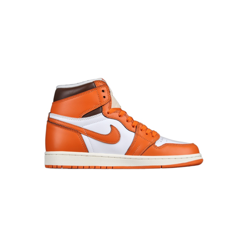 Air Jordan 1 High “Starfish”, White/Orange Red
