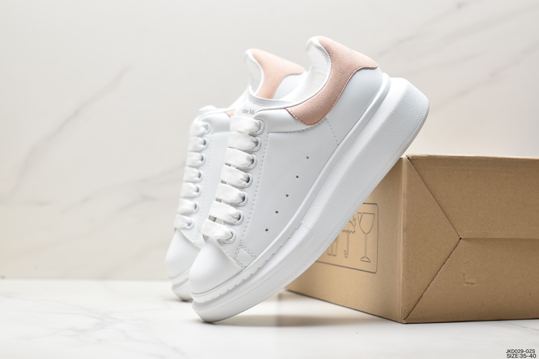 ALEXANDER MCQUEEN OVERSIZED LEATHER SNEAKERS