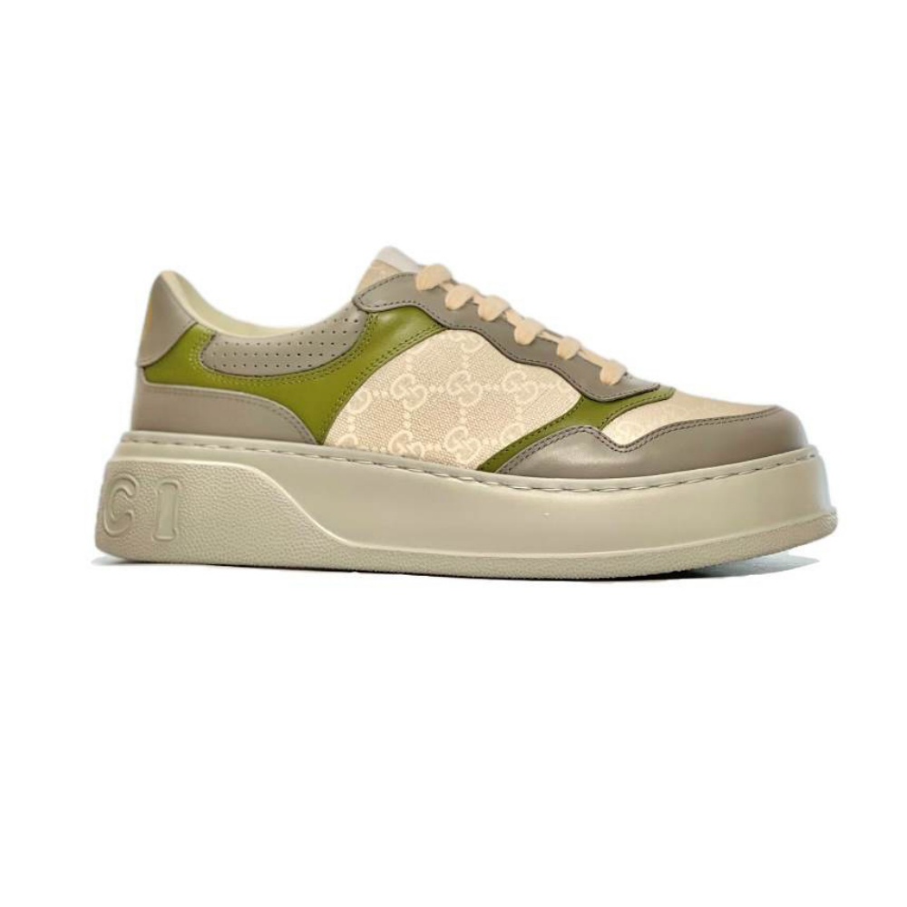 Gucci GG White Beige Sneakers – GCC199