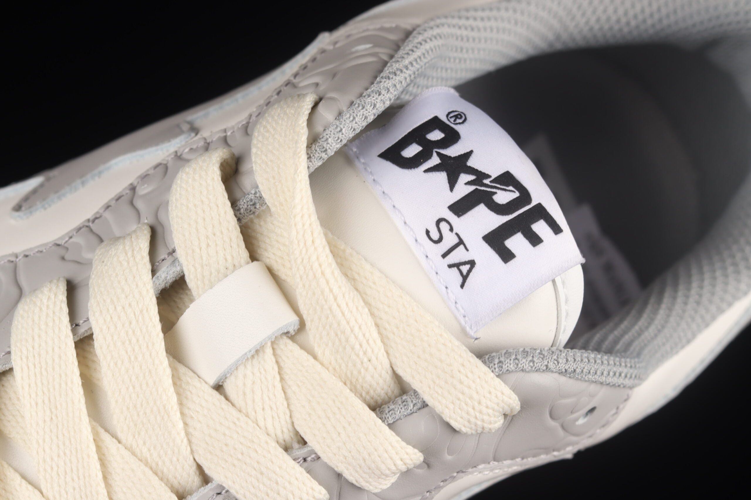 A Bathing Ape Bape STA Sk8 White Grey