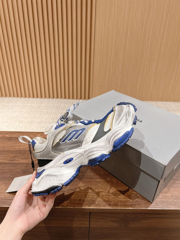 BALENCIAGA CARGO SNEAKER WHITE BLUE – BLA095