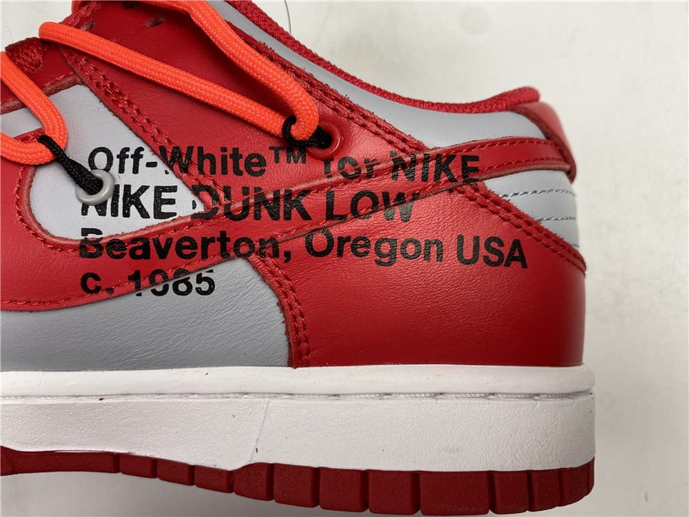 Nike Dunk Low Off-White University Red