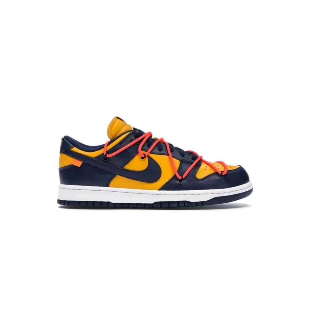 Nike Dunk Low Off-White University Gold Midnight Navy