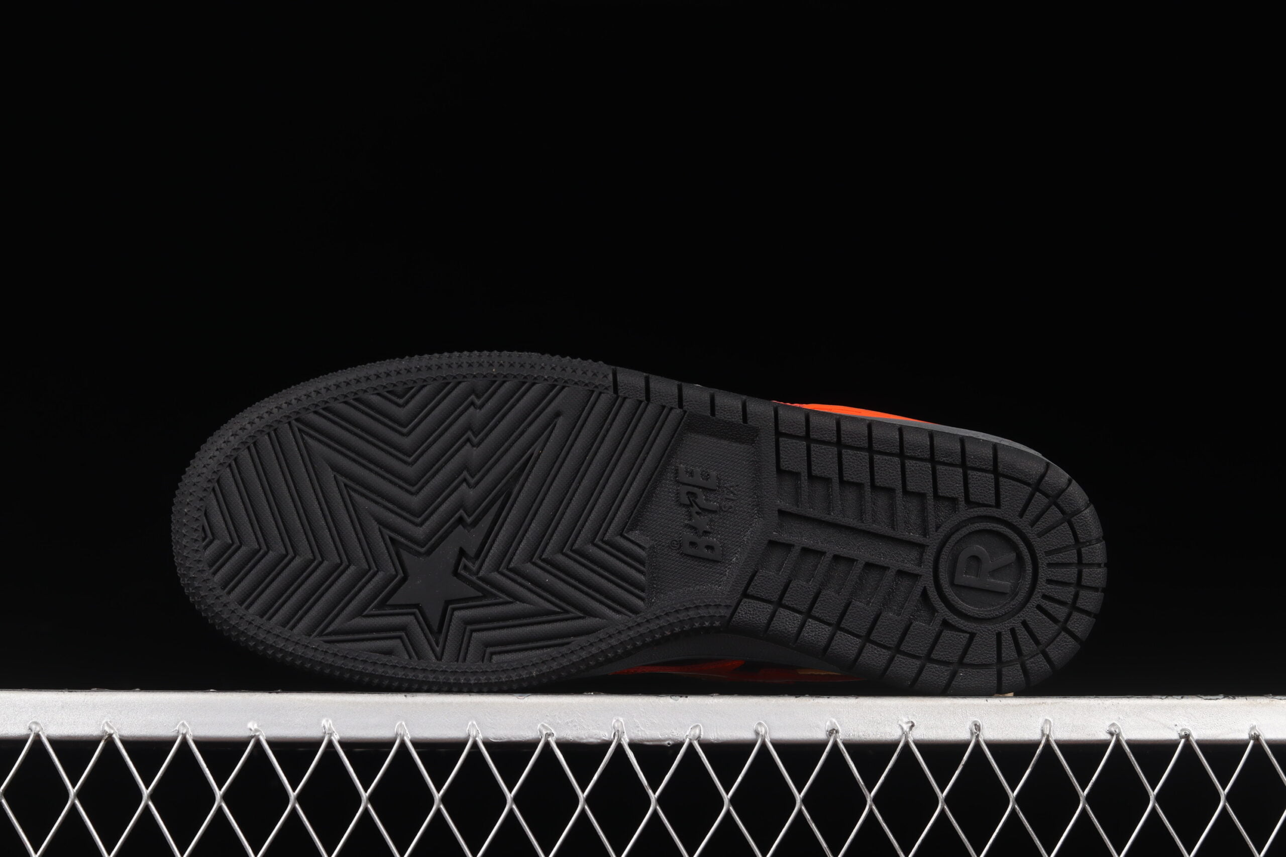 A Bathing Ape Bape SK8 STA Brown Orange