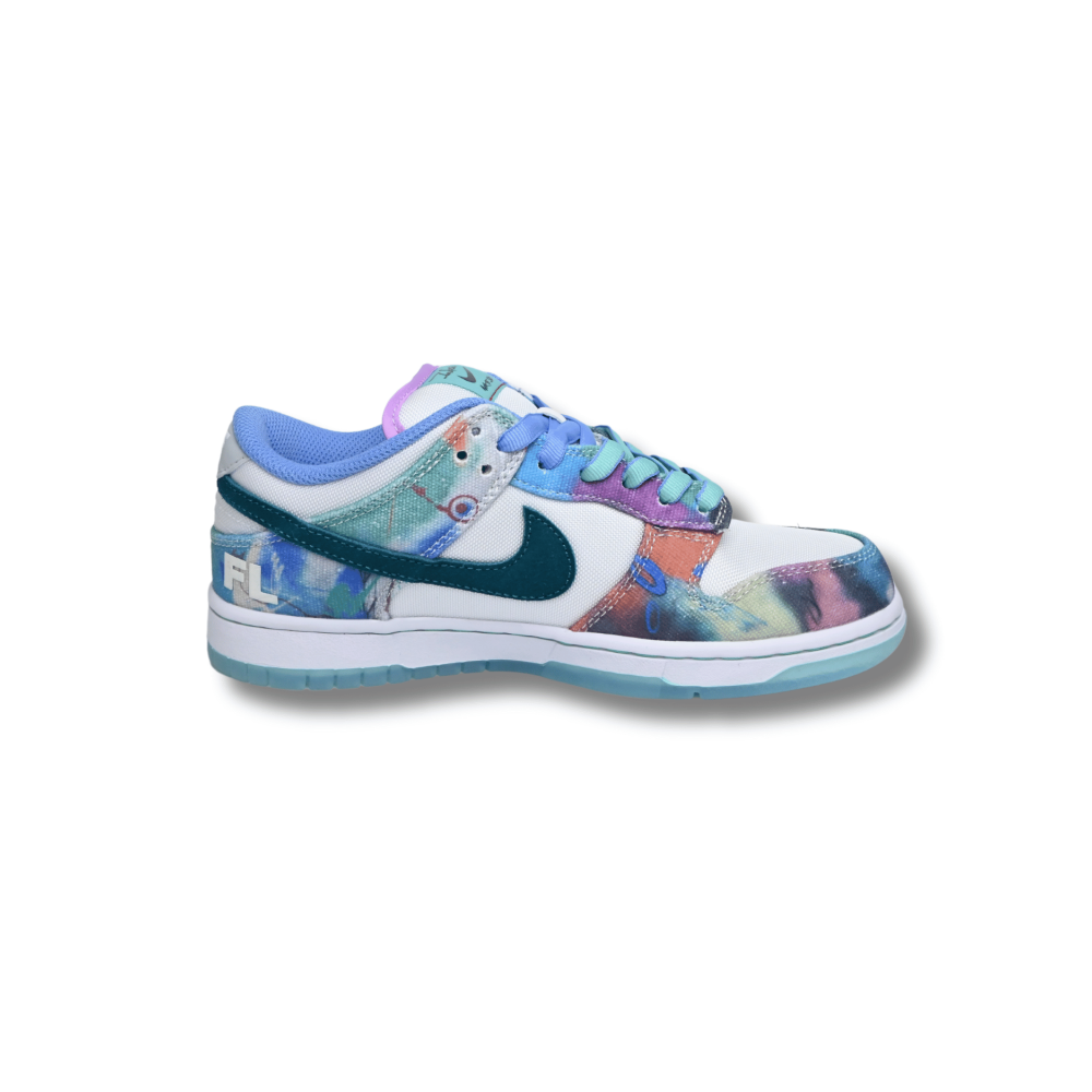 Futura Laboratories x Nike SB Dunk Low Bleached Aqua