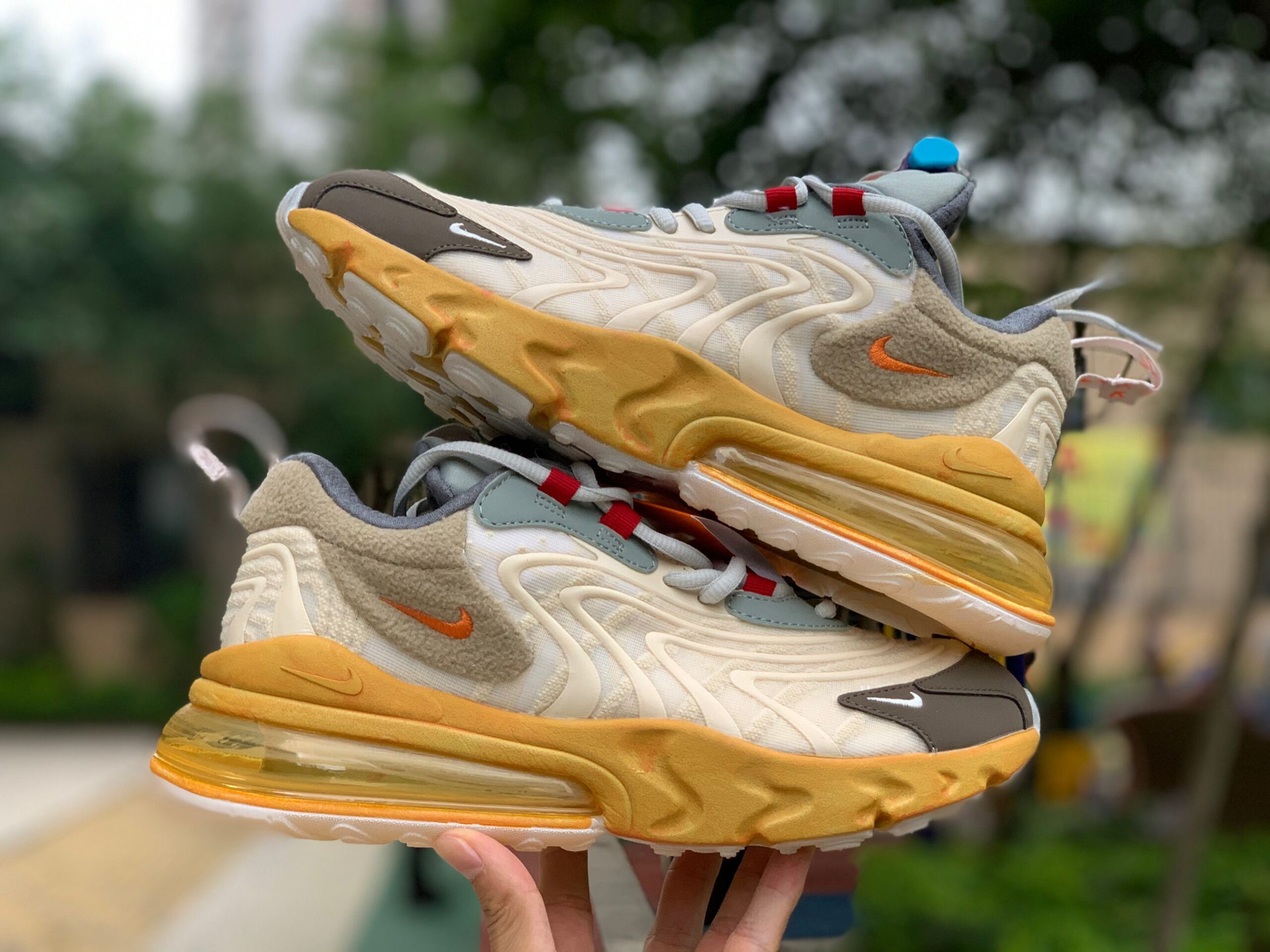 Travis Scott x Nike Air Max 270 React ENG Cactus Trails