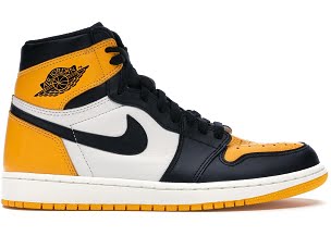 Air Jordan 1 High OG Taxi Yellow Toe