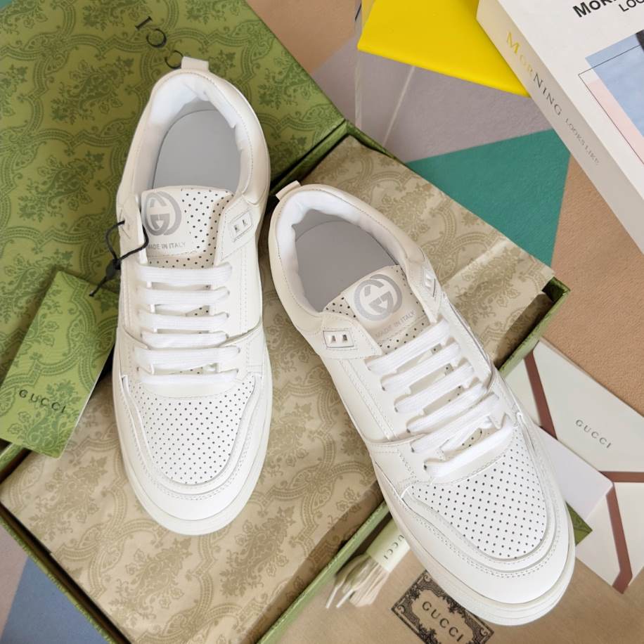Gucci Basket White Sneakers – GCC221