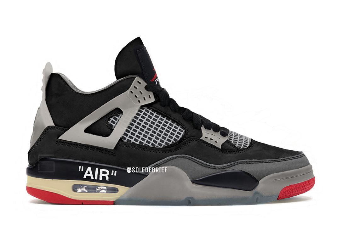 Off-White x Air Jordan 4 Bred
