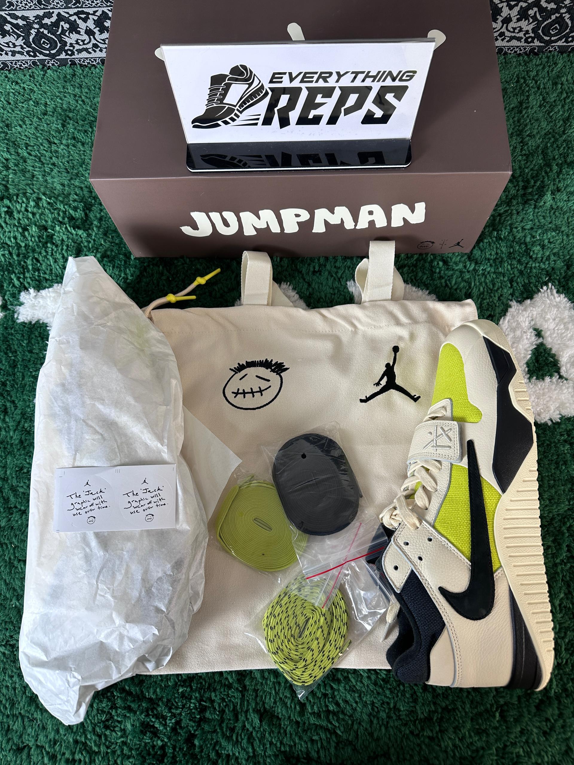 Jordan Jumpman Jack TR Travis Scott Bright Cactus