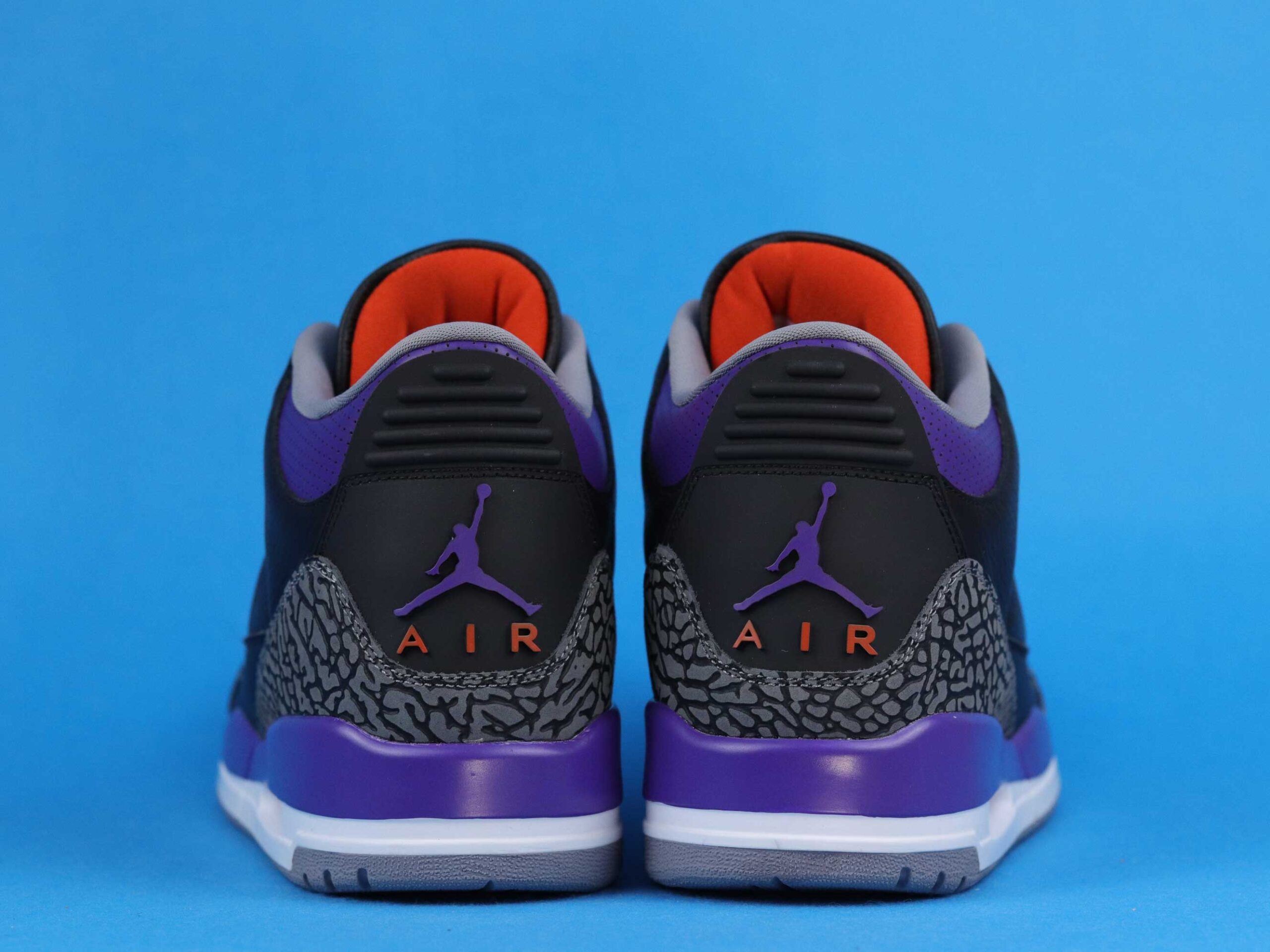 Jordan 3 Retro Black Court Purple