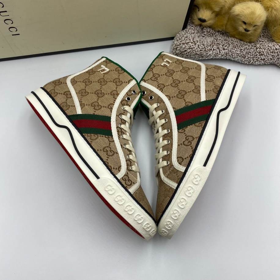 Gucci Off The Grid High Ebony Brown Sneakers – GCC214
