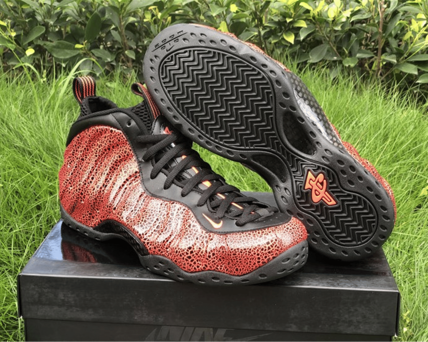Nike Air Foamposite Cracked Lava