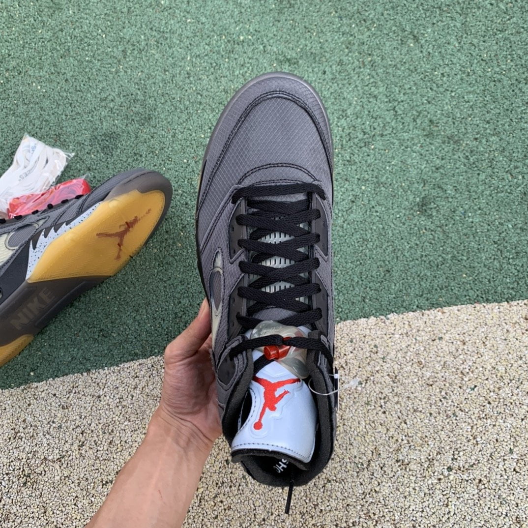 Air Jordan 5 Retro Off-White Black