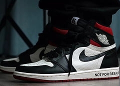 Jordan 1 Retro High “Not for Resale” Varsity Red