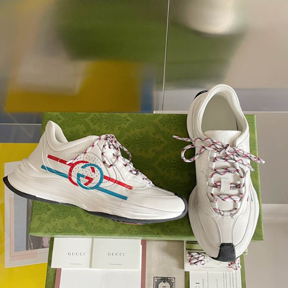 Gucci Run Trainers White Leather Sneakers – GCC205