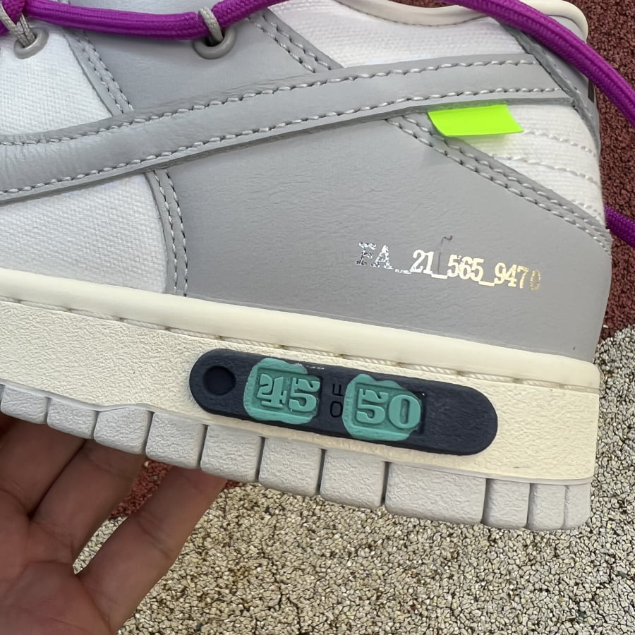 Off White Nike Dunk Lot 45