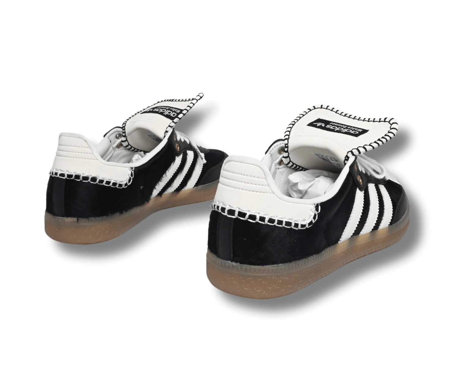 The adidas x Wales Bonner Pony Samba Shoes Black /Chalk White