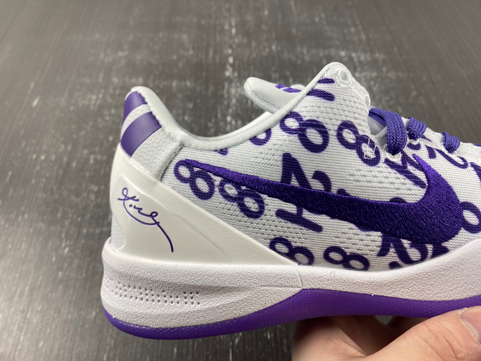 Nike Kobe 8 Protro White Court Purple