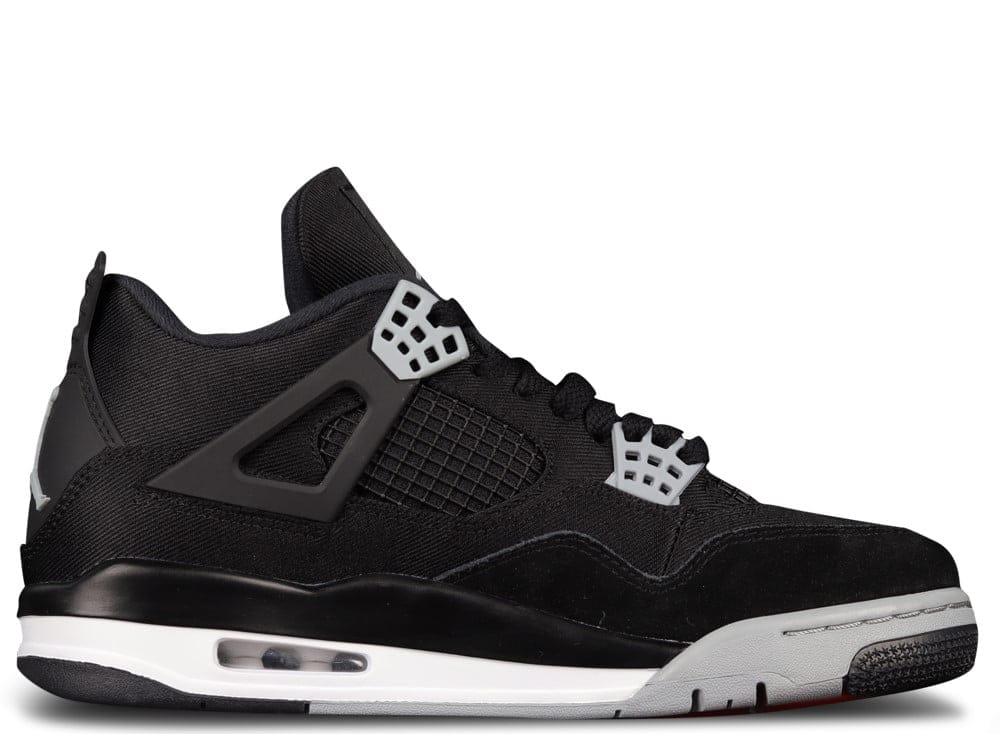 Air Jordan 4 Black Canvas