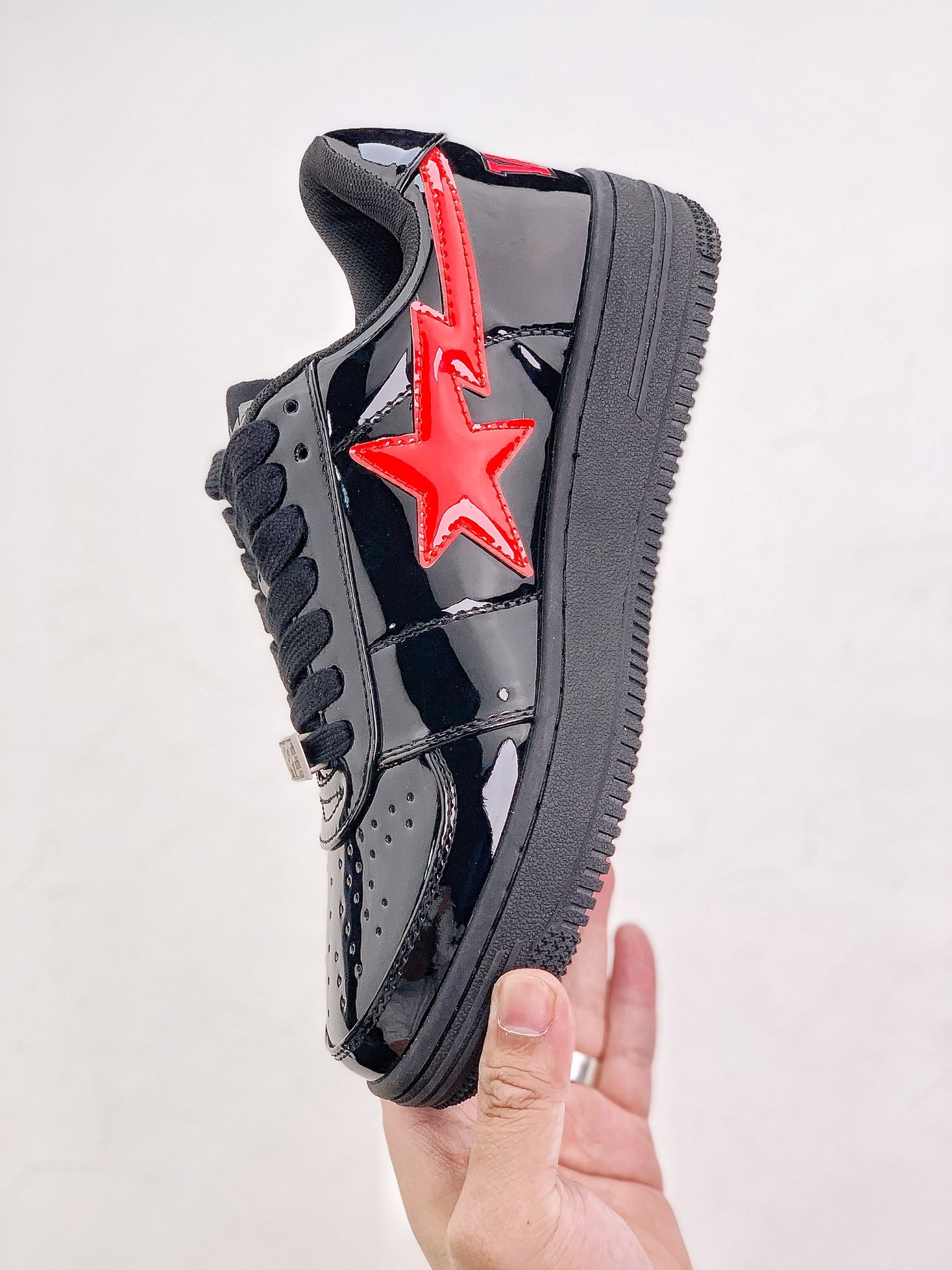 A Bathing Ape Bape Sta Low Shark Black