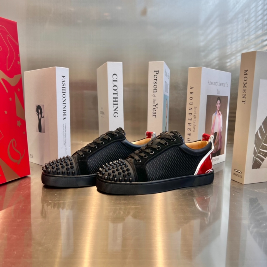 Christian Louboutin Version Black Red Sneaker – CLS037