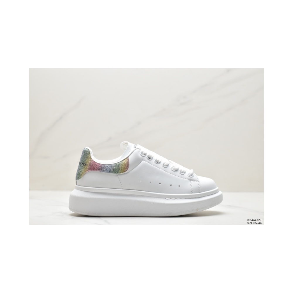 ALEXANDER MCQUEEN OVERSIZED LEATHER SNEAKERS