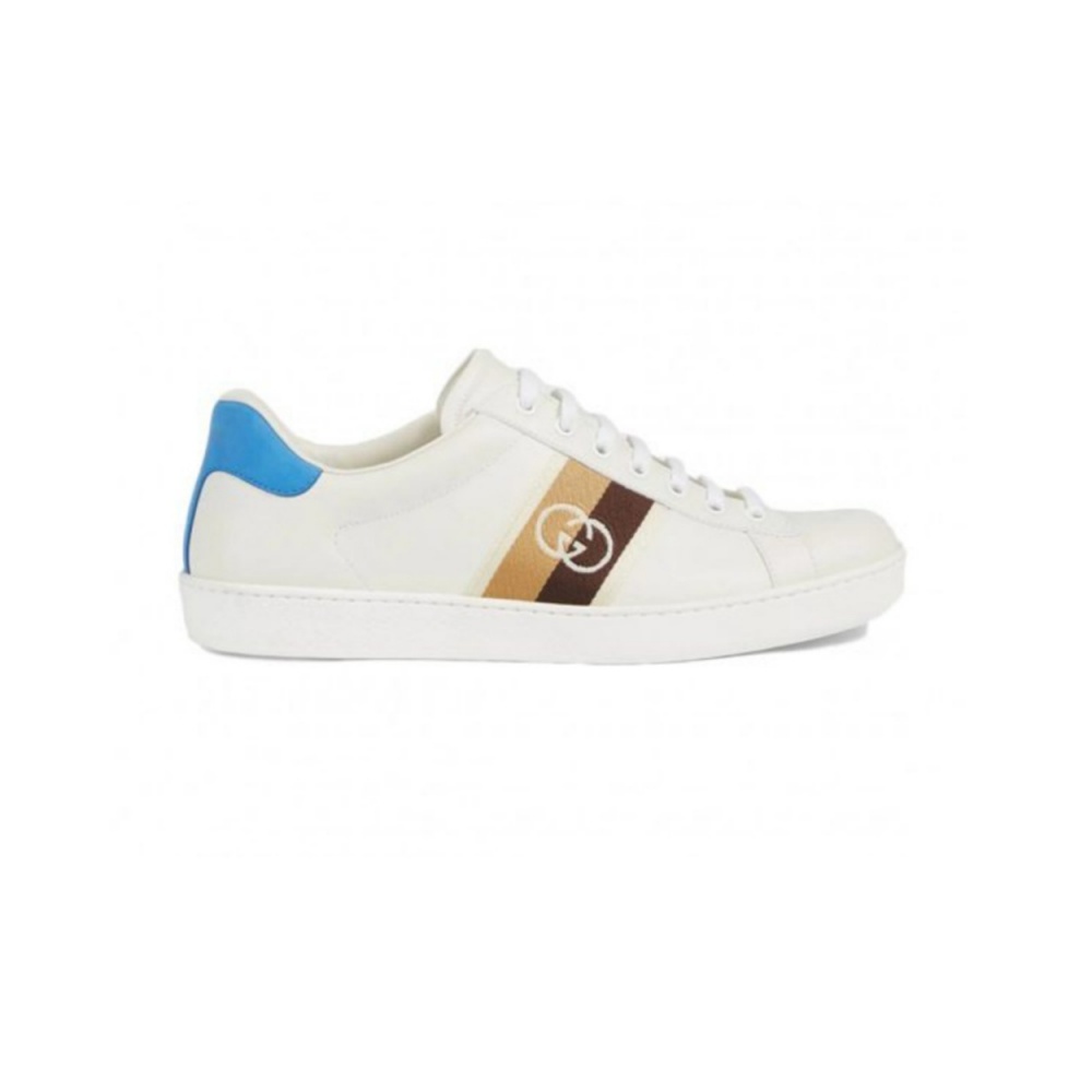 Gucci Ace Blue Interlocking Sneakers – GCC228