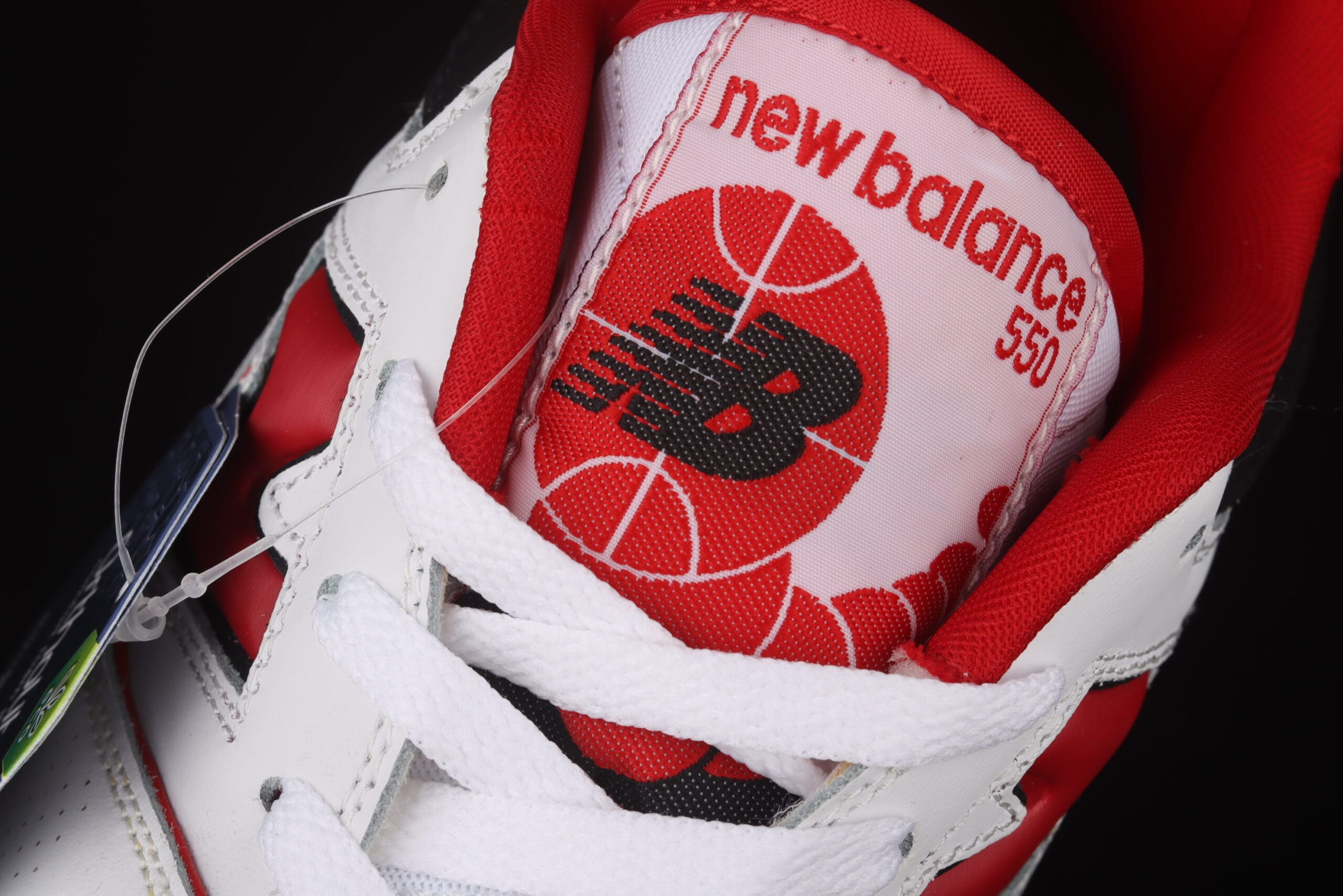 New Balance 550, White Red