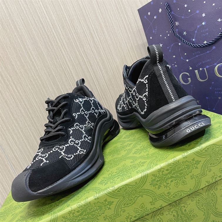 GUCCI RUN GG CRYSTAL SNEAKER – GCC012