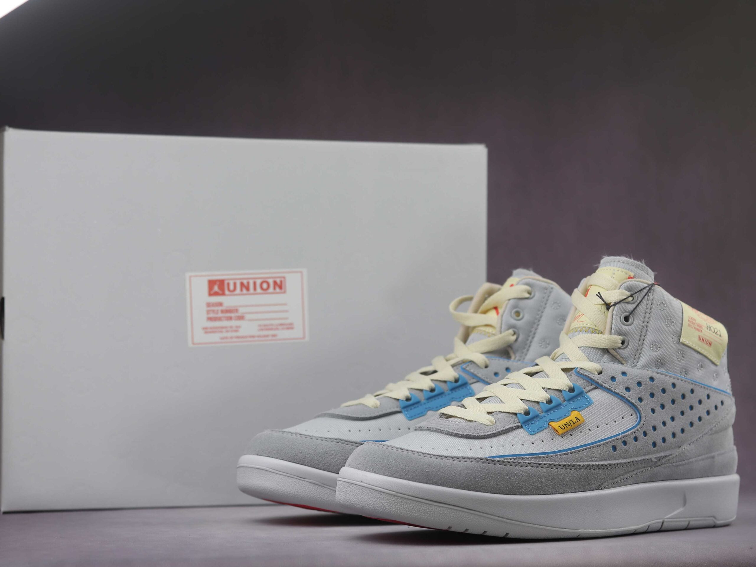 Jordan 2 Retro SP Union Grey Fog