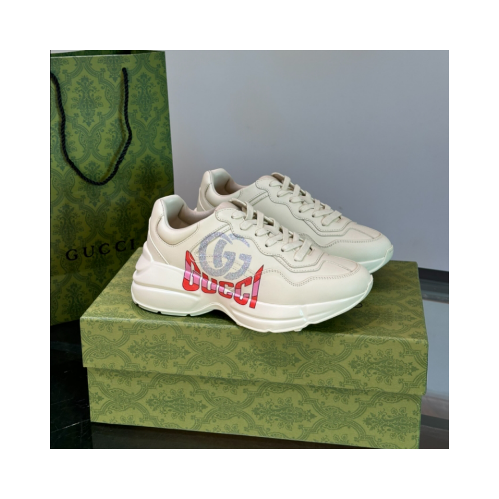 Gucci Ivory Leather Double G Sneaker – GCC175