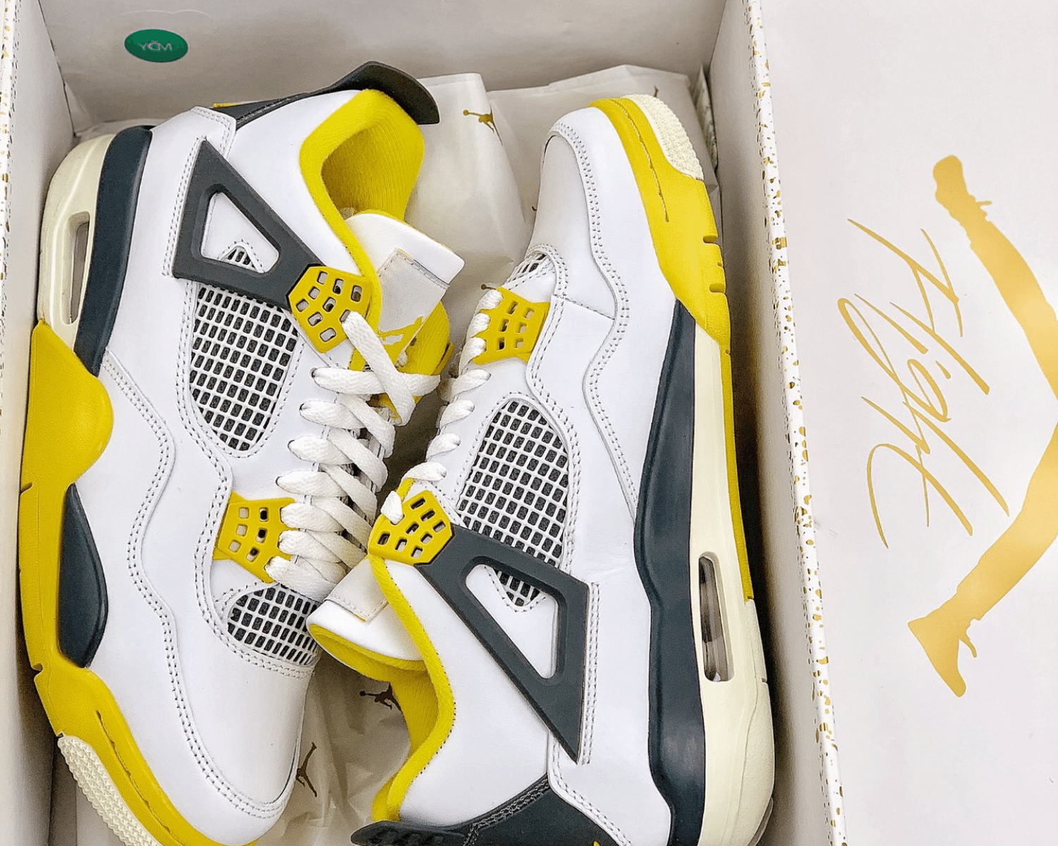 Women’s Air Jordan 4 Vivid Sulfur