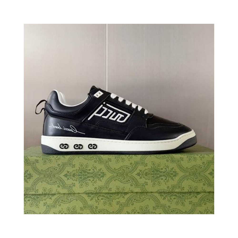 Gucci Basket Black White Sneakers – GCC220