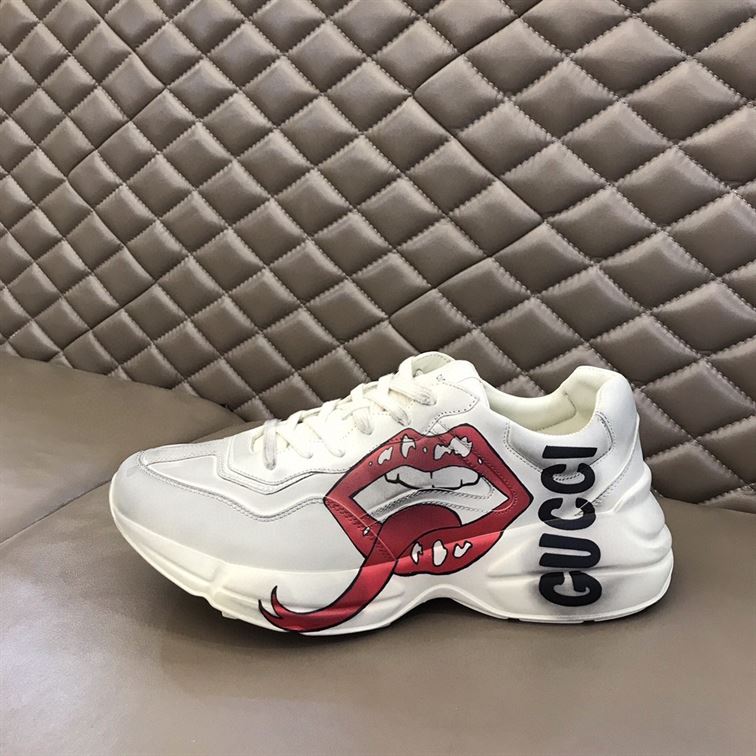 GUCCI RHYTON SNEAKER WITH MOUTH PRINT – GCC016