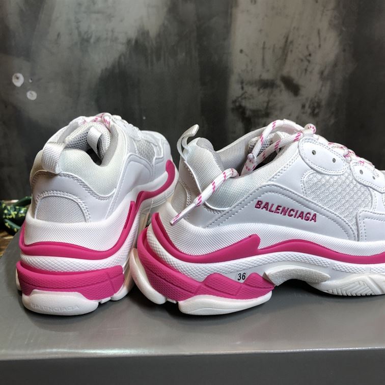 BALENCIAGA TRIPLE S 1.0 IN WHITE AND PINK – BLA023