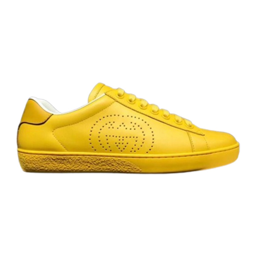 Gucci Ace Interlocking G – Light Yellow Sneakers – GCC229