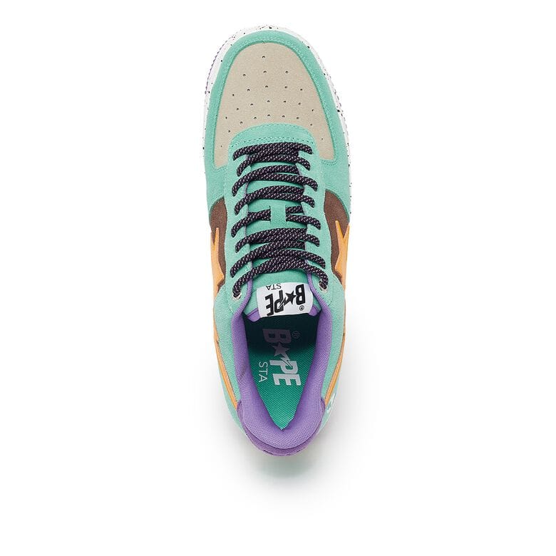 A Bathing Ape Bape Sta Low Purple Yellow