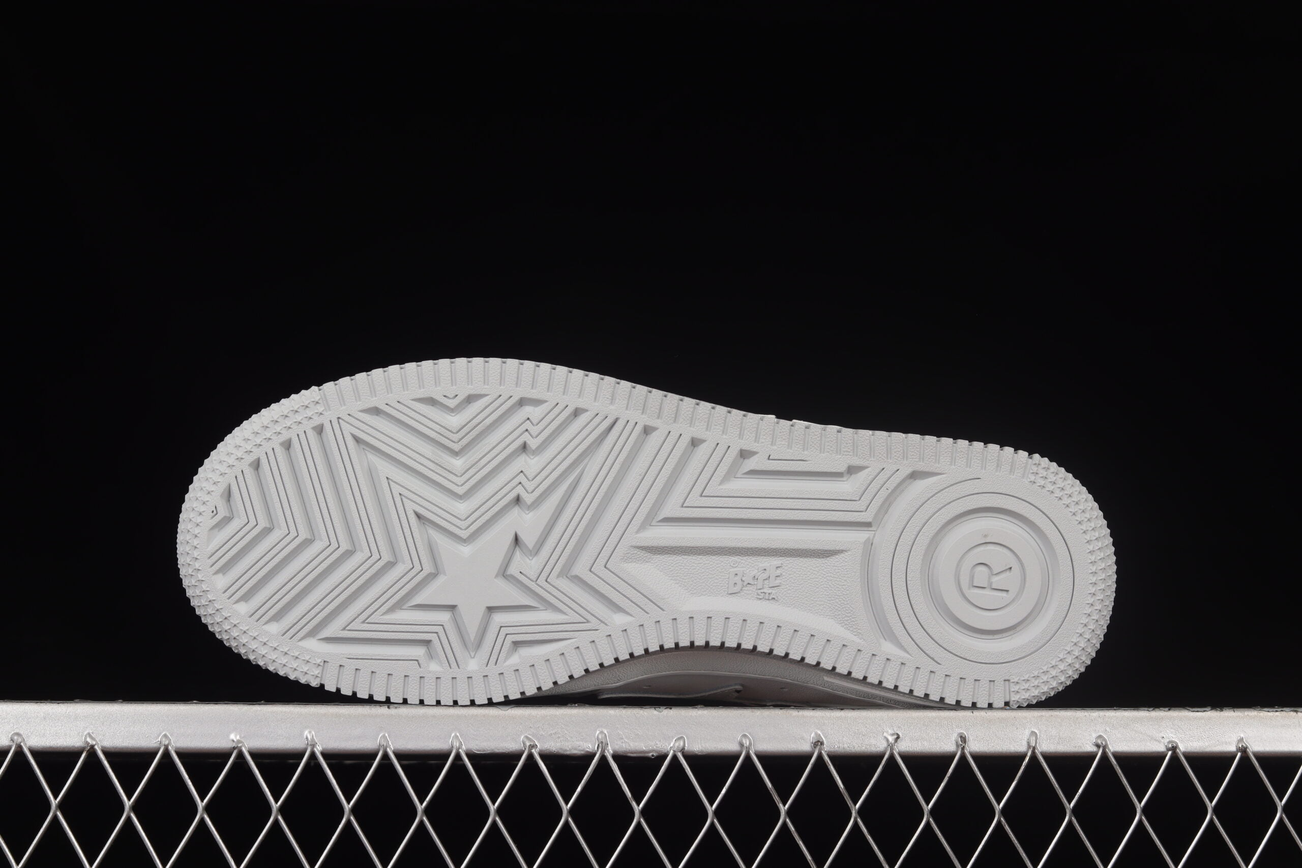 A Bathing Ape Bape SK8 STA Grey White