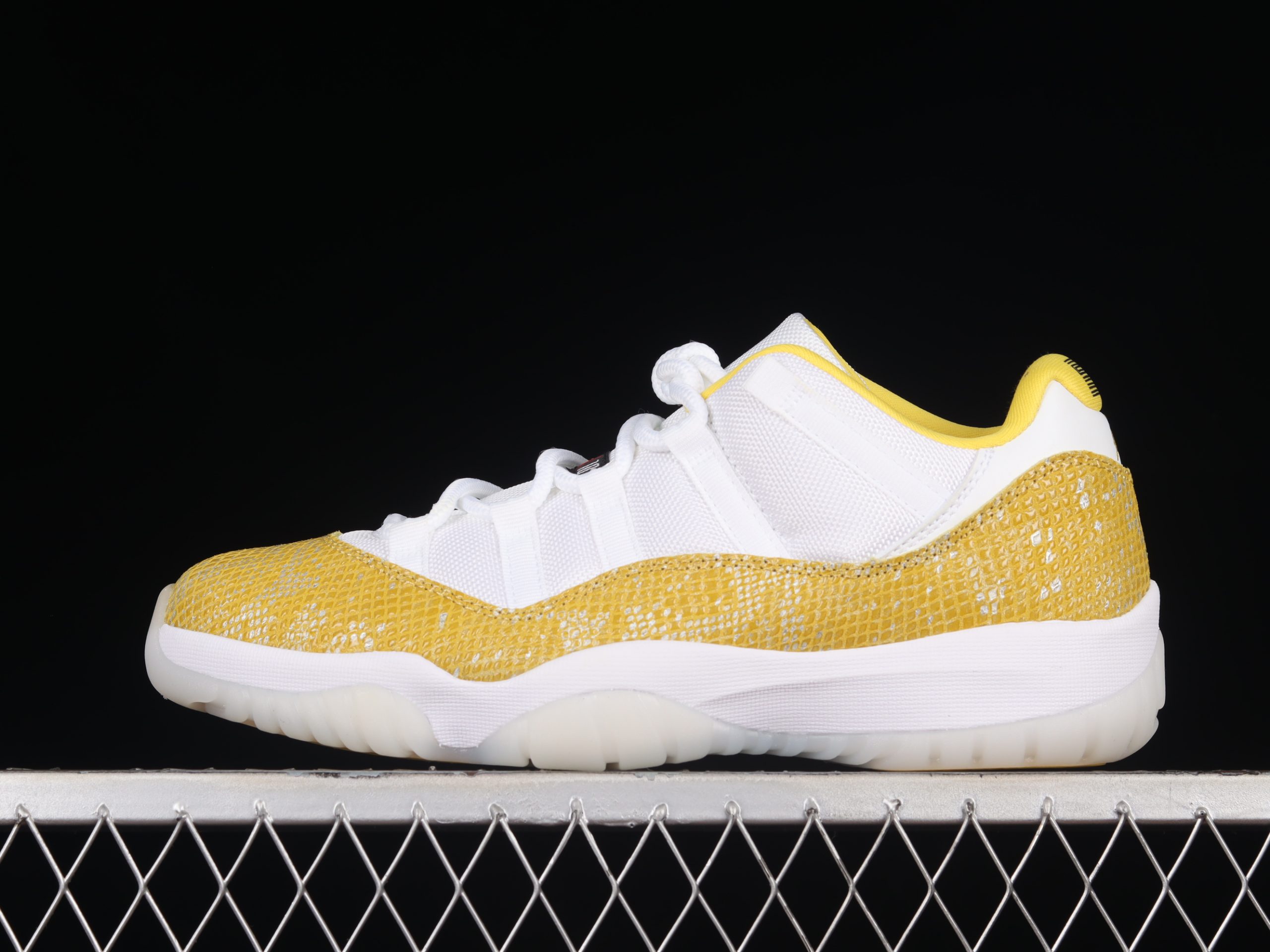 Air Jordan 11 Low Yellow Snakeskin