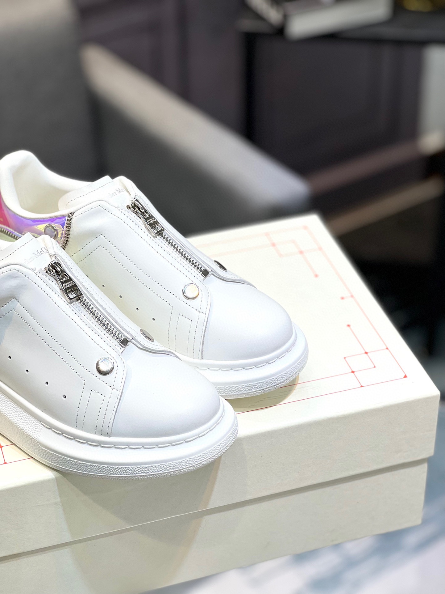 Alexander McQueen's latest wide-type sneakers